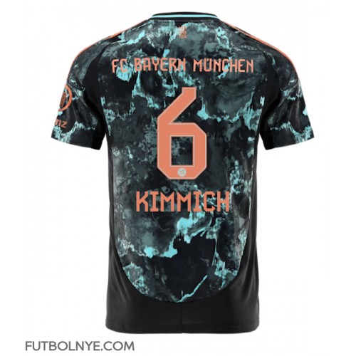 Camiseta Bayern Munich Joshua Kimmich #6 Visitante Equipación 2024-25 manga corta